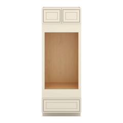 J&K Pearl Glazed H9 Double Oven w/One (1) Bottom Drawer 30" W x 84" H x 27" D