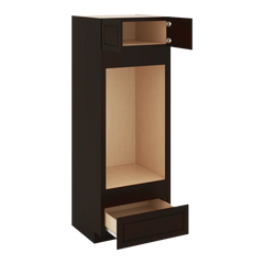 J&K Espresso K8 Double Oven w/One (1) Bottom Drawer 30" W x 84" H x 27" D