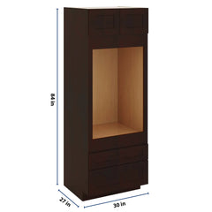J&K Java Coffee S1 Single Oven w/Two (2) Bottom Drawers 30" W x 84" H x 27" D
