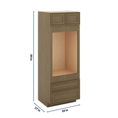J&K Hazel H8 Single Oven w/Two (2) Bottom Drawers 30" W x 84" H x 27" D