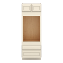 J&K Pearl Glazed H9 Single Oven w/Two (2) Bottom Drawers 30" W x 84" H x 27" D