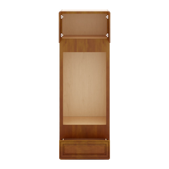 J&K Mocha Glazed K10 Double Oven w/One (1) Bottom Drawer 30" W x 90" H x 27" D