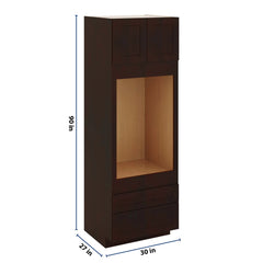 J&K Java Coffee S1 Single Oven w/Two (2) Bottom Drawers 30" W x 90" H x 27" D