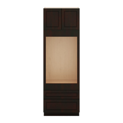 J&K Espresso K8 Single Oven w/Two (2) Bottom Drawers 30" W x 90" H x 27" D