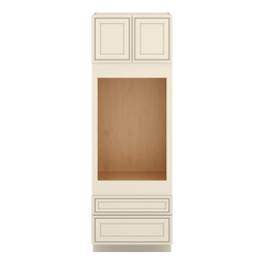 J&K Pearl Glazed H9 Single Oven w/Two (2) Bottom Drawers 30" W x 90" H x 27" D