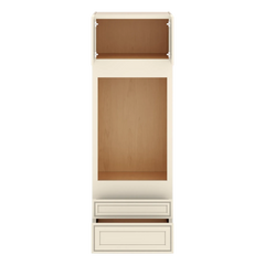 J&K Pearl Glazed H9 Single Oven w/Two (2) Bottom Drawers 30" W x 90" H x 27" D