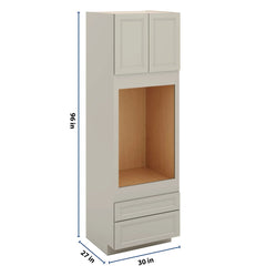 J&K Pebble B6 Single Oven w/Two (2) Bottom Drawers 30" W x 96" H x 27" D