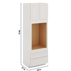 J&K Pure B5 Single Oven w/Two (2) Bottom Drawers 30" W x 96" H x 27" D