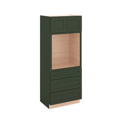 Modernform Cabinet Slim Sage Green 33" W X 84" H X 24" D Oven Cabinet With 3 Drawers