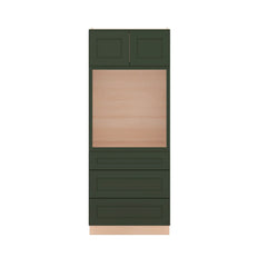 Modernform Cabinet Slim Sage Green 33" W X 84" H X 24" D Oven Cabinet With 3 Drawers