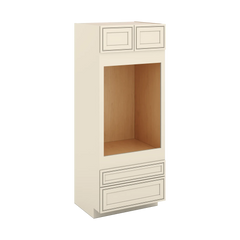 J&K Pearl Glazed H9 Single Oven w/Two (2) Bottom Drawers 33" W x 84" H x 27" D