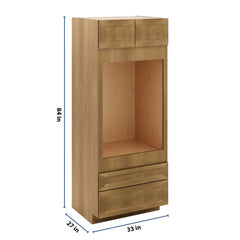 J&K Butterscotch B8 Single Oven w/Two (2) Bottom Drawers 33" W x 84" H x 27" D