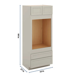 J&K Pebble B6 Single Oven w/Two (2) Bottom Drawers 33" W x 84" H x 27" D
