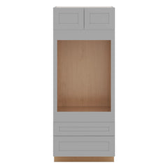 J&K Castle Grey S5 Single Oven w/Two (2) Bottom Drawers 33" W x 84" H x 27" D