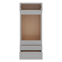 J&K Castle Grey S5 Single Oven w/Two (2) Bottom Drawers 33" W x 84" H x 27" D