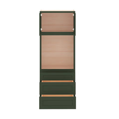Modernform Cabinet Slim Sage Green 33" W X 90" H X 24" D Oven Cabinet With 3 Drawers