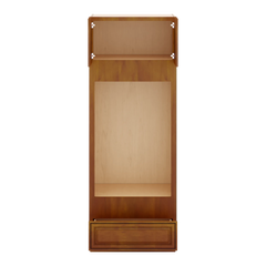 J&K Mocha Glazed K10 Double Oven w/One (1) Bottom Drawer 33" W x 90" H x 27" D