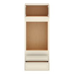 J&K Pearl Glazed H9 Single Oven w/Two (2) Bottom Drawers 33" W x 90" H x 27" D