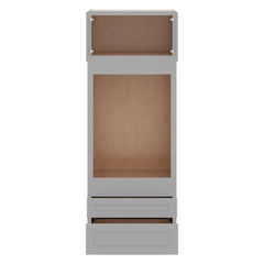 J&K Castle Grey S5 Single Oven w/Two (2) Bottom Drawers 33" W x 90" H x 27" D