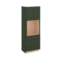 Modernform Cabinet Slim Sage Green 33" W X 96" H X 24" D Oven Cabinet With 3 Drawers