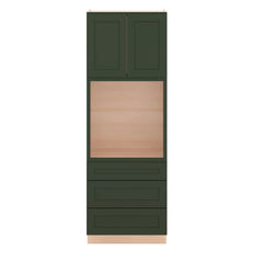 Modernform Cabinet Slim Sage Green 33" W X 96" H X 24" D Oven Cabinet With 3 Drawers