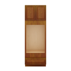J&K Mocha Glazed K10 Double Oven w/One (1) Bottom Drawer 33" W x 96" H x 27" D