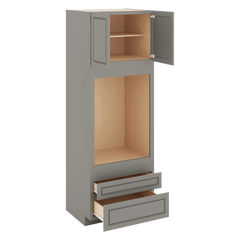j-k-greige-k3-single-oven-w-two-2-bottom-drawers-33-w-x-96-h-x-27-d