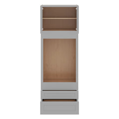 J&K Castle Grey S5 Single Oven w/Two (2) Bottom Drawers 33" W x 96" H x 27" D