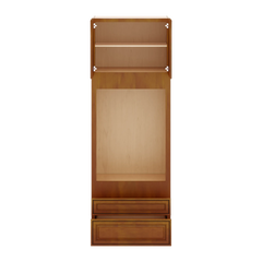 J&K Mocha Glazed K10 Single Oven w/Two (2) Bottom Drawers 33" W x 96" H x 27" D