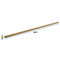 Modernform Cabinet Natural Shaker 96" W X 3/4" H X 3/4" D Bottom Outside Crown Molding