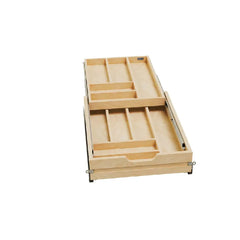 Fabuwood Ovela Catalina Bianco Gloss 24" W 2-Tier Cutlery Drawer