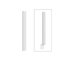 Fabuwood Allure Echo Cloud White 3" W X 90" H Overlay Filler