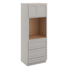 CNC Luxor Misty Grey 30" W X 84" H Double Door Oven Cabinet