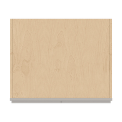 CNC Luxor Misty Grey 30" W X 84" H Double Door Oven Cabinet