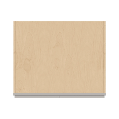 CNC Luxor 5-Piece Misty Grey 30" W X 96" H Double Door Oven Cabinet