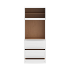 CNC Luxor 5-Piece White 33" W X 84" H Double Door Oven Cabinet