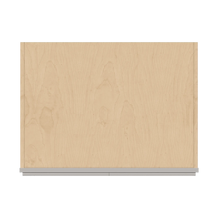 CNC Luxor Misty Grey 33" W X 84" H Double Door Oven Cabinet