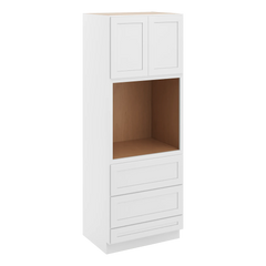 CNC Luxor 5-Piece White 33" W X 90" H Double Door Oven Cabinet