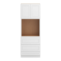CNC Luxor 5-Piece White 33" W X 90" H Double Door Oven Cabinet