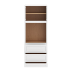 CNC Luxor 5-Piece White 33" W X 90" H Double Door Oven Cabinet