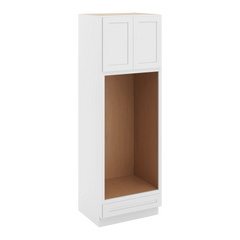 CNC Luxor 5-Piece White 30" W X 90" H Double Oven Cabinet