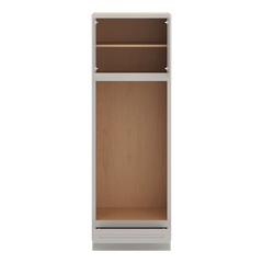 CNC Luxor 5-Piece Misty Grey 30" W X 90" H Double Oven Cabinet
