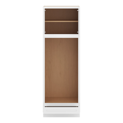 CNC Luxor 5-Piece White 30" W X 90" H Double Oven Cabinet