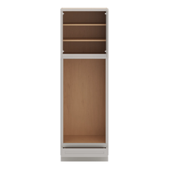 CNC Luxor Misty Grey 30" W X 96" H Double Oven Cabinet