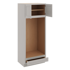 CNC Luxor 5-Piece Misty Grey 33" W X 84" H Double Oven Cabinet