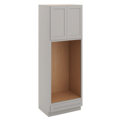 CNC Luxor 5-Piece Misty Grey 33" W X 96" H Double Oven Cabinet
