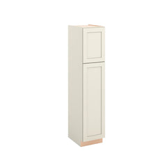 Modernform Cabinet Slim Dove White 18" W X 84" H X 24" D Tall Pantry Cabinet