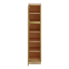 Modernform Cabinet Natural Shaker 18" W X 84" H X 24" D Tall Pantry Cabinet