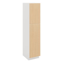 Modernform Cabinet Natural Oak 18" W X 84" H X 24" D Single Door Tall Pantry Cabinet