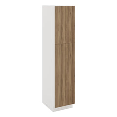 Modernform Cabinet Walnut 18" W X 84" H X 24" D Single Door Tall Pantry Cabinet